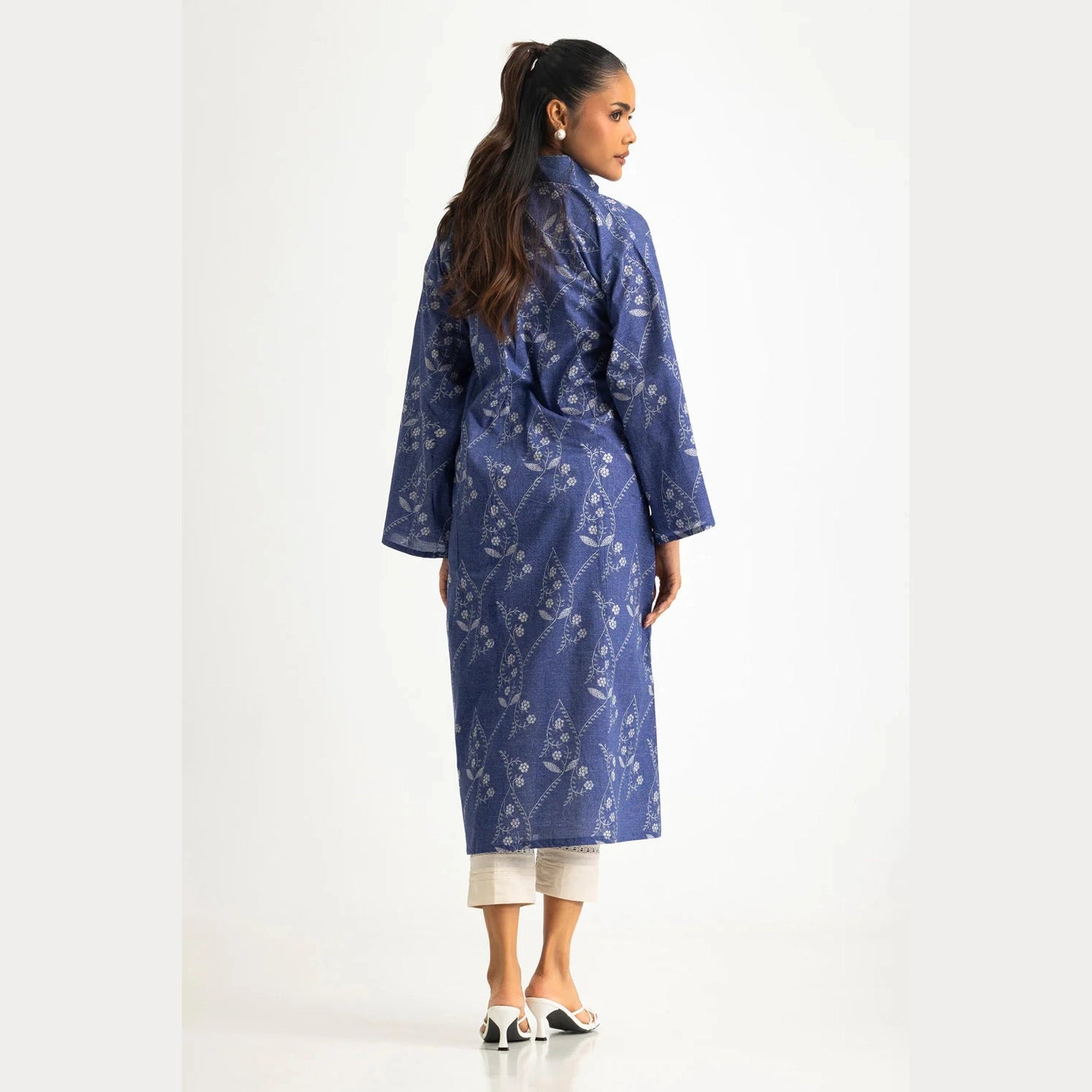 Chemise en cambric imprimée Femme