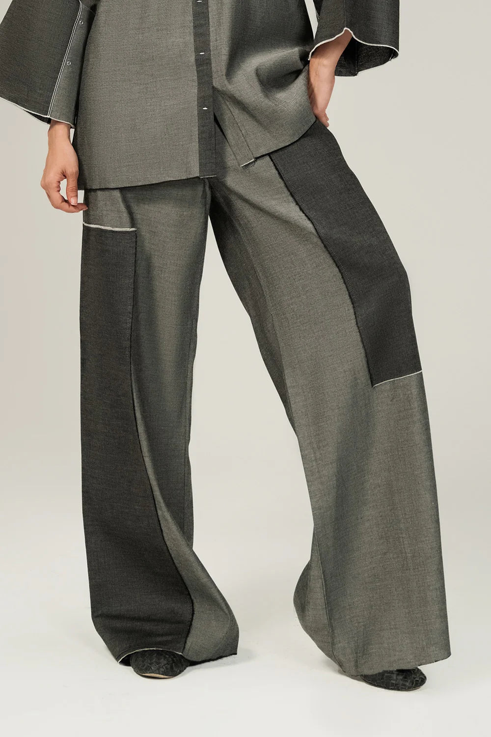 Pantalon Femmes en denim teinté